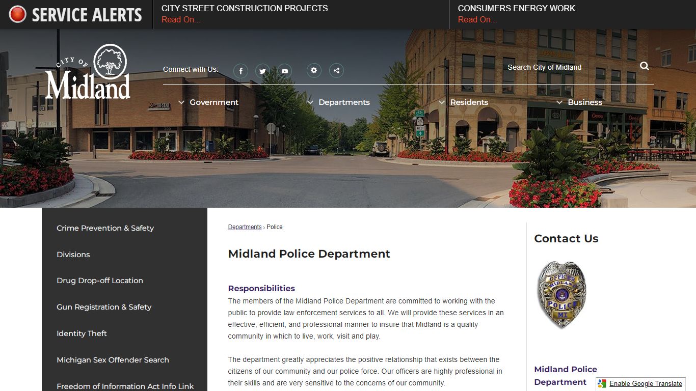 Midland Police Department | Midland, MI - Official Website